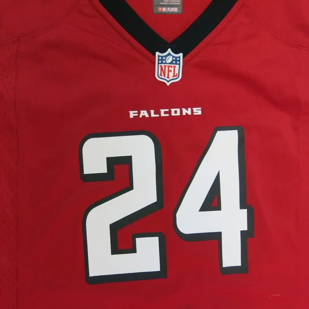 NFL NIKE Atlanta Falcons 24 Devonta Freeman Jersey Size M On Field Red Football